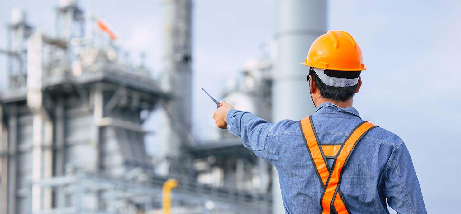 Petrochemical power plant industry professional