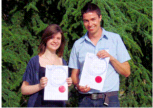 Oral paper prize winners Helen Greatrex and Robin Blake