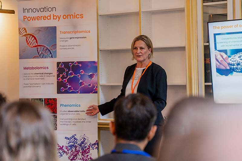 Naomi Pain, Predictive Science head  at Syngenta Innovation Conference 2025 (image Syngenta)