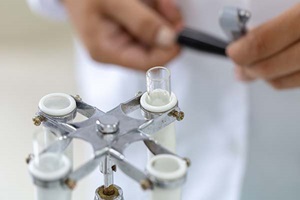 Chemical equipment in a laboratory